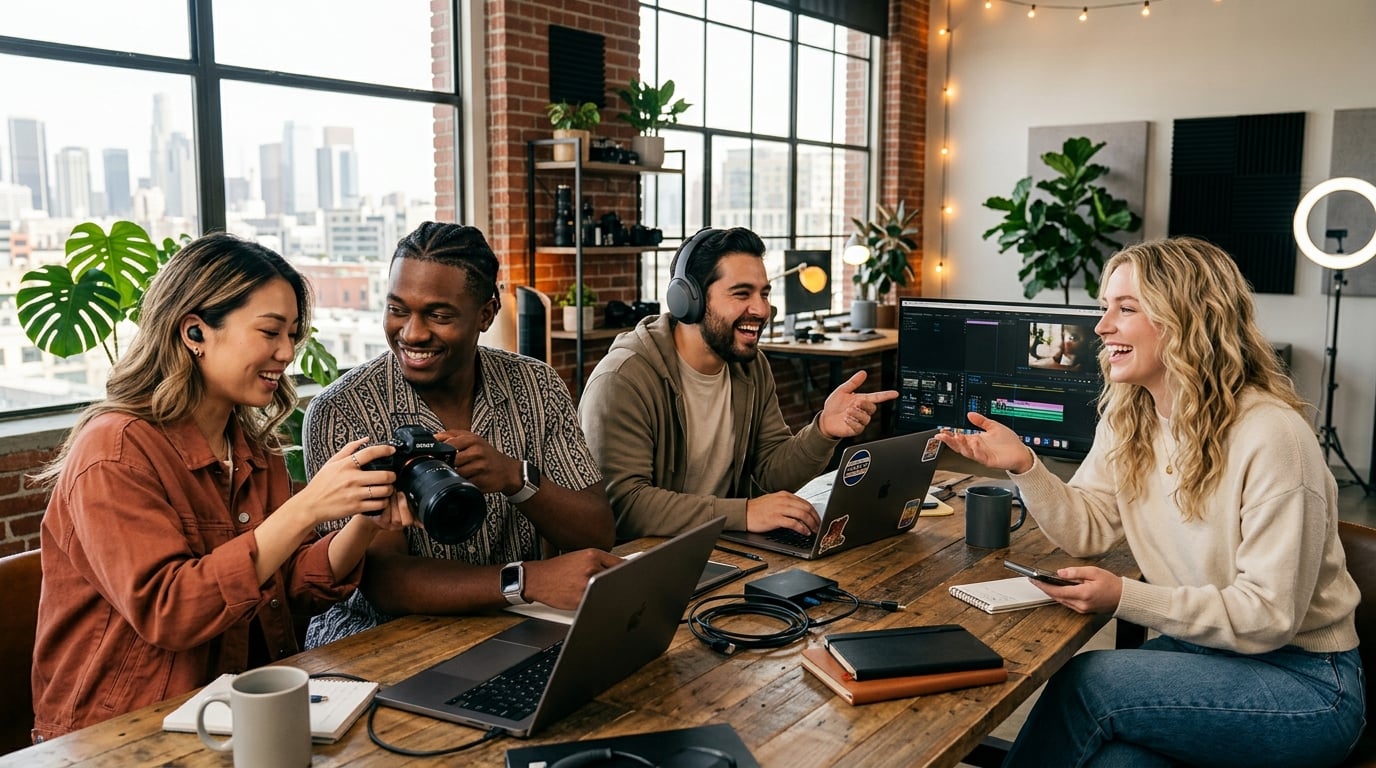 Creators using Gadgetoma products together