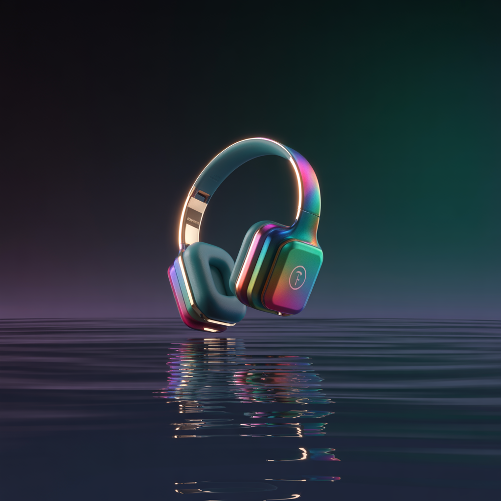 Fashionable On-Ear Bluetooth Wireless Headphones
