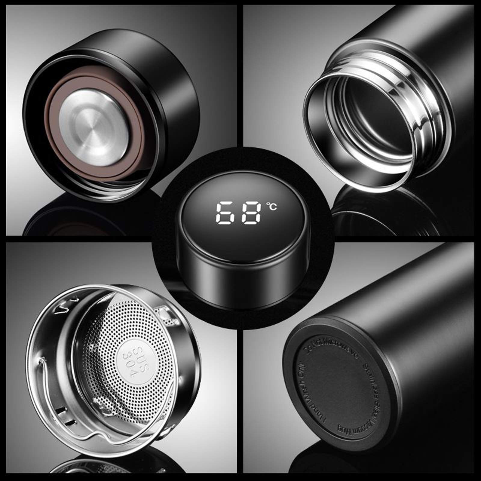 Smart Water Bottle with LED Temperature Display thumbnail 2